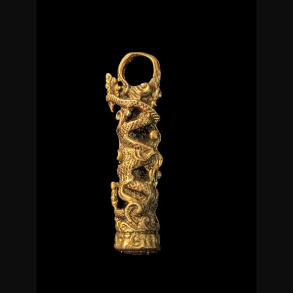 Thailand Amulets Luck Protection Magic Naga Snake Serpent Charm - Picture 5 of 10
